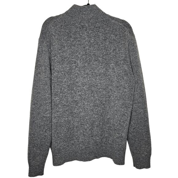 J Crew Mens 100% Lambswool Grey Pullover Sweater sz XL - Picture 4 of 5